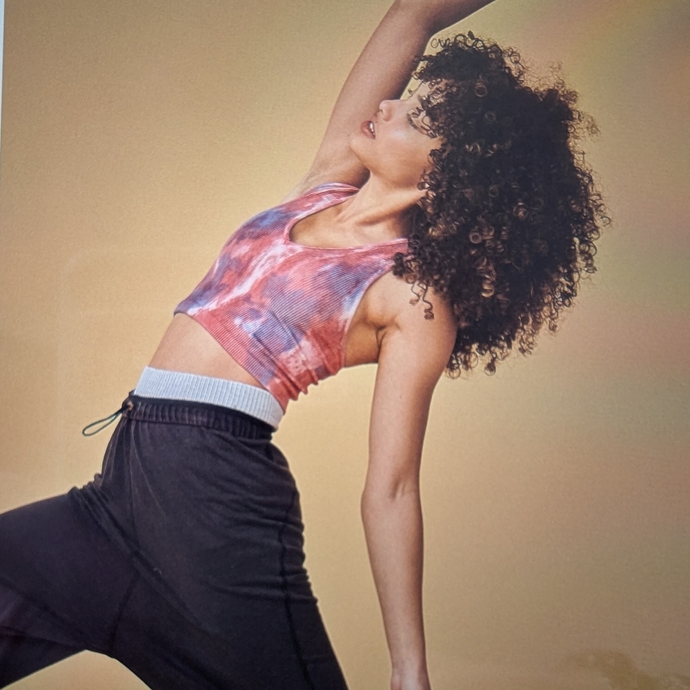 FREE PEOPLE MOVEMENT Free Throw Tie-Dye Crop